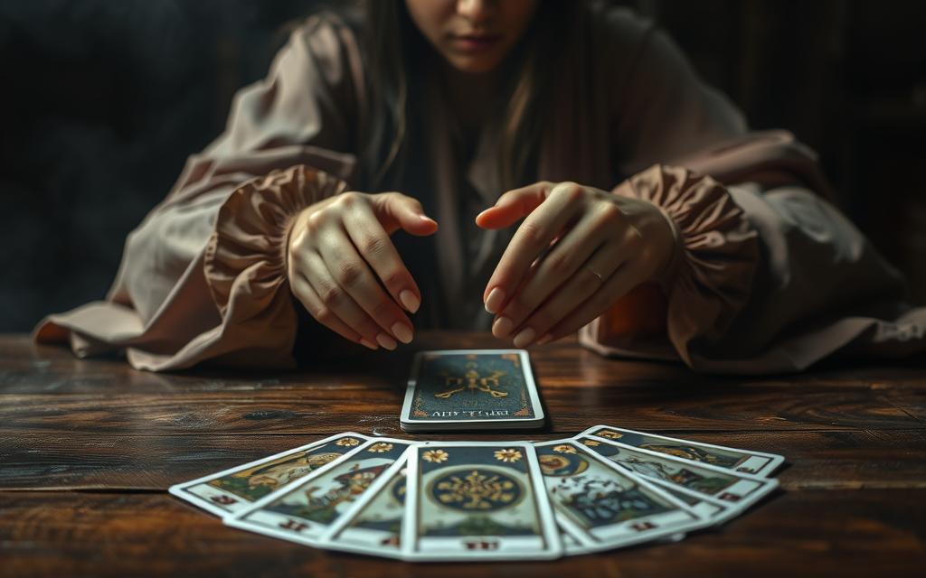 how to deal tarot cards